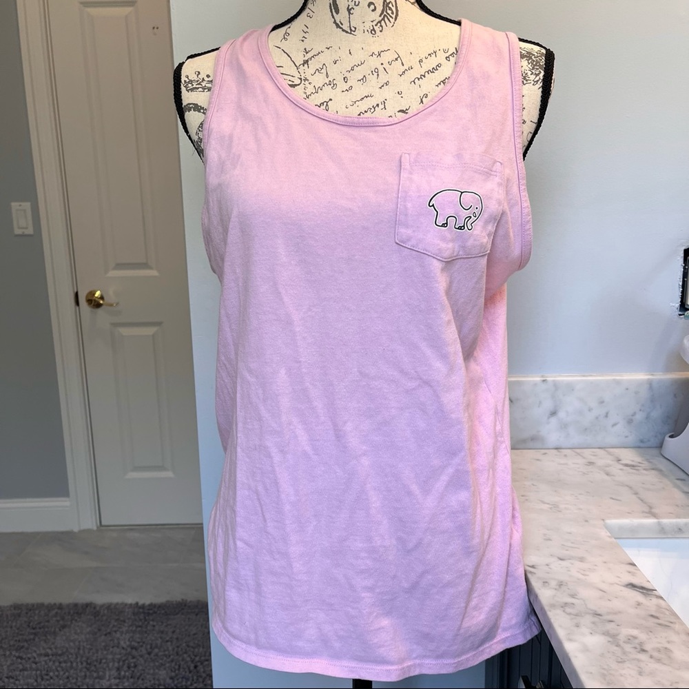 Ivory Ella Pink Graphic Tank
